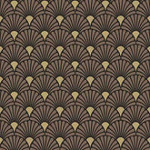 Napkin Art Deco Black / Gold Set of 20